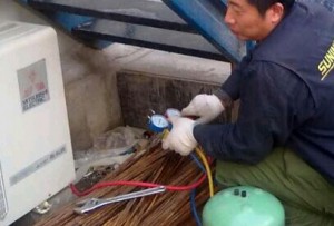 柜机空调加氟gj2